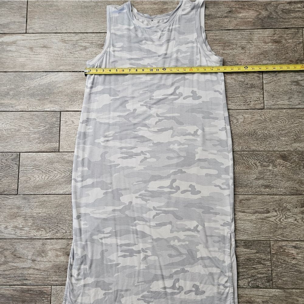 Gray Camo Tank Top Dress - Picture 5 of 10
